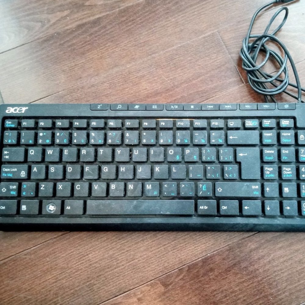ACER USB KEYBOARD Model SK-9621 - Gently Used, Like New